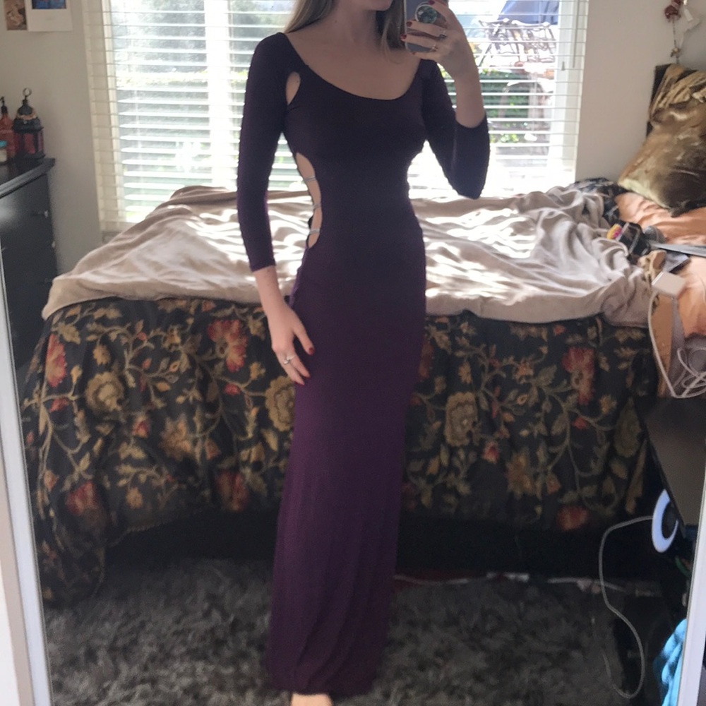 Elegant Purple Dress